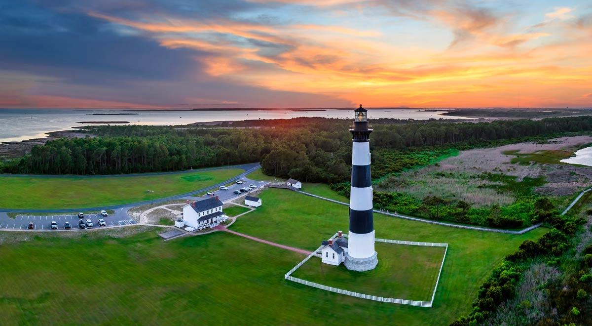The Bodie Island Lighthouse