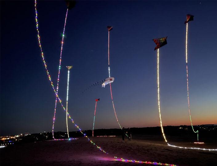 Kites with Lights